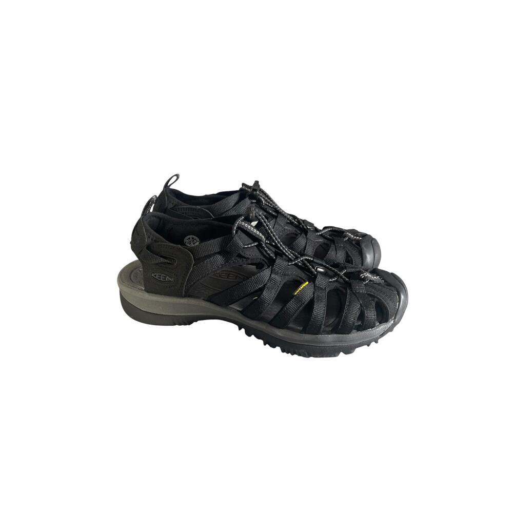 New Keen Women’s Black Whisper Closed Toe Waterproof Sandals Size-8